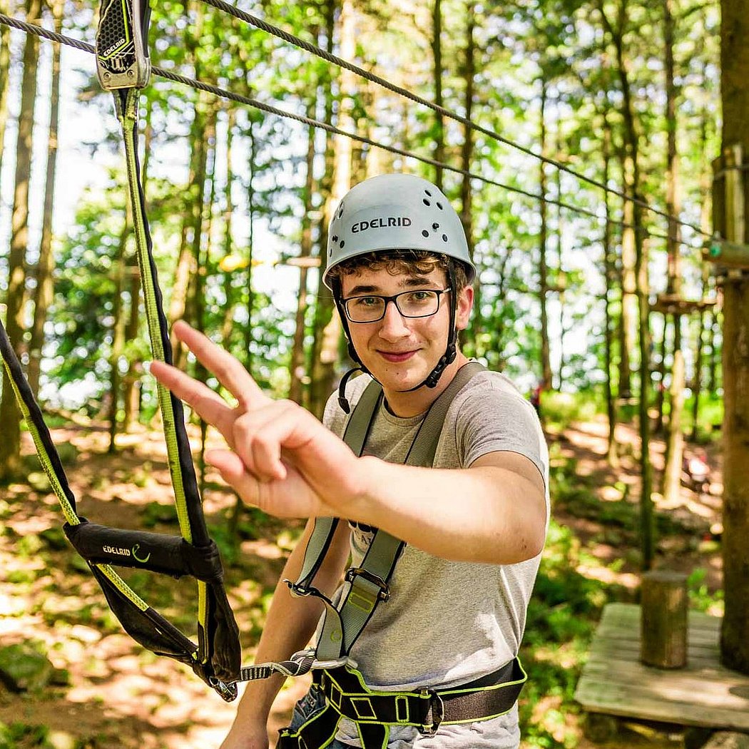 Kletterwald Hochseilgarten Erlebnishoehe Wald-Michelbach Freizei