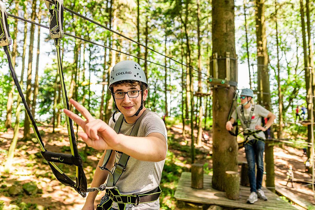 Kletterwald Hochseilgarten Erlebnishoehe Wald-Michelbach Freizei