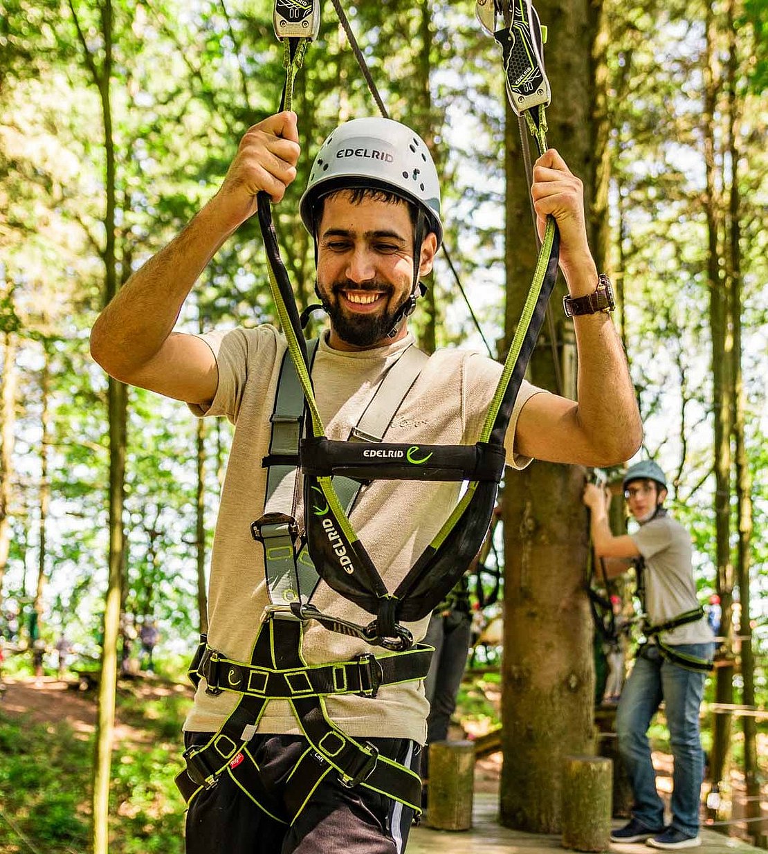 Kletterwald Hochseilgarten Erlebnishoehe Wald-Michelbach Freizei