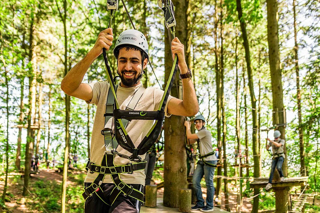 Kletterwald Hochseilgarten Erlebnishoehe Wald-Michelbach Freizei